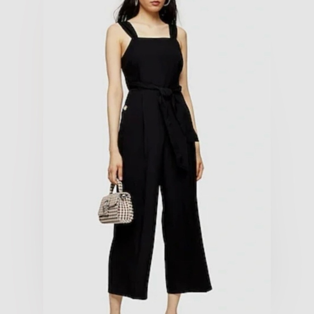 Topshop Black Jumpsuit